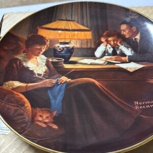Norman Rockwell plate
